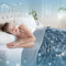 WONGS BEDDING Kühldecke Sommerdecke mit Japanische Arc-Chill Q-Max 0,43 Kühlfasern, Kühlende Decke für Menschen Absorbiert Körperwärme Selbstkühlende Decke für Bett, Blau 200x220cm