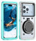 Lanhiem Universal Waterproof Phone Case for Diving Snorkeling Surfing, IP68 Underwater Case with Lanyard for Outdoor Photo Video Swimming. Fit for iPhone Galaxy Huawei All Series (Blue)