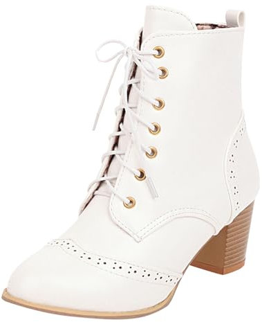 offerte del Giorno Hunter Stivali Donna Stivaletti Donna Texani Boots Stivali Texani Donna Bianchi Alti Stivali Estivi Donna Traforati Morbidi Stivali Alti con Tacco Basso Tacchi