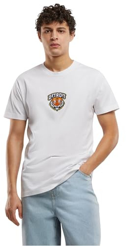 Mister Tee Detroit Tiger Head Patch Tee White, M
