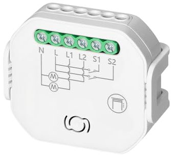 MIRATIC Interrupteur Connecté Wifi/Bluetooth 3.0 Relais Wifi Interrupteur Sans Fil Tuya pour Volets ou Eclairage Montage dans Boîte de Jonction ou sur Rail DIN (relais volet roulant)