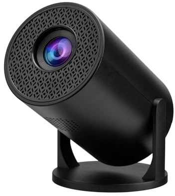 Mini Projector, Portable Projector with Bluetooth and WiFi, 480P Movie Projector Compatible with TV Stick Smartphone Laptop, for Indoor Outdoor