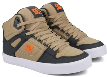 DC Shoes Pure High-Top - Leather High-Top Shoes for Men - Hi Tops - Männer - 43 - Rosa