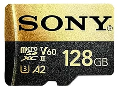 Micro SD Sony Classe 10 XCII A2 V60 4K Haute performance