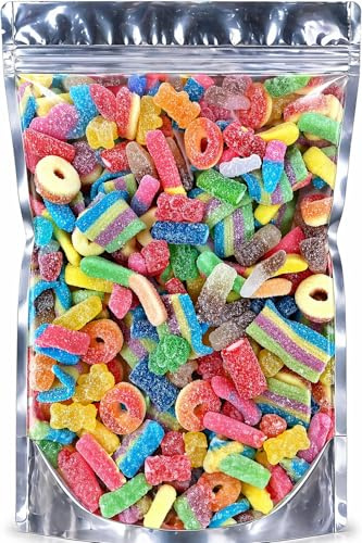 100% Certified Halal sweets – Jelly, Chewy & fizzy mix Pick and mix sweets | Treats for Kids & Adults | Pick n Mix Candy 500g Bag | Ideal for Gifting, Parties & Snack Time