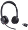 Yealink WH64 Hybrid DECT& Bluetooth Wireless Headset with Mic for Work, Bluetooth Headphones with DECT Dongle, 3X Mic, 492ft Range,32H Talk Time, Office Portable Stereo On Ear Headsets for PC Laptop