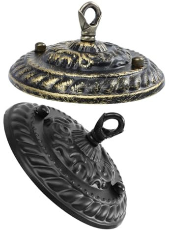 NUOBESTY Lot De 2 Crochets Rétro Pour Éclairage De Plafond Style Vintage