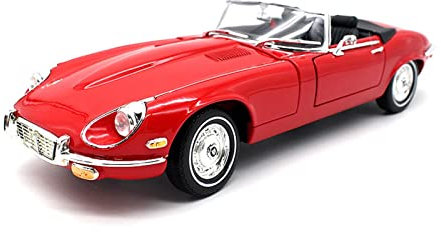 Für 1971 Jaguar E-Type Oldtimer Simulation Druckguss Auto Metalllegierung Modellauto Geschenk 1 18