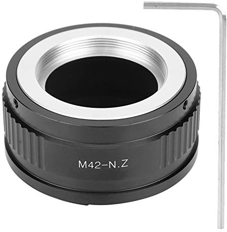 lvifloae M42 NZ M42 auf Nik-on-Mount-Adapter, Objektiv-Adapter, Objektiv-Mount-Adapter-Konverter, Ring aus Aluminiumlegierung, tolle Verarbeitung, Enge Passform, glatt für Z6 Z7 Kameras