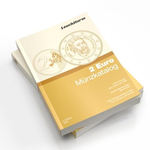 Leuchtturm 374382 2 Euro Katalog 2026 mit Abbildungen und Informationen zu Allen Zwei-Euro-Kursmünzen im Umlauf - Deutsch