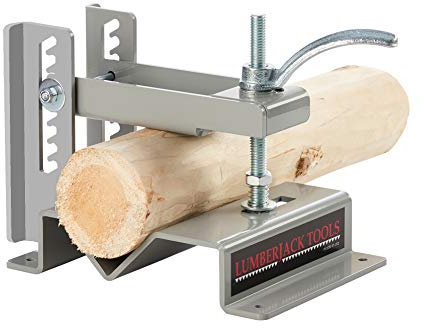 Lumberjack Tools Log Lock 1-1/2 - 4-1/2 Logs, Log Holder - Log Vice (LL1545), Grey