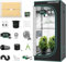 Mars Hydro TS1000 Growzelt Komplettset LED Grow Light Lampe 80X80X160cm Indoor Grow Tent Set mit 4 Belüftungssatz