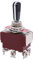 mxuteuk Interruttore a levetta per impieghi gravosi 20A 125V DPDT 3 posizioni 6 Pin Interruttore ON/OFF/ON con impugnatura resistente all'usura in PC nero, TEN-A-6310BK
