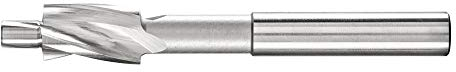 PFERD Avellanador plano HSS con pivotes de guía, diámetro de 11,0 mm, diámetro del vástago de 8 mm, DIN 373, para agujeros de núcleo roscado