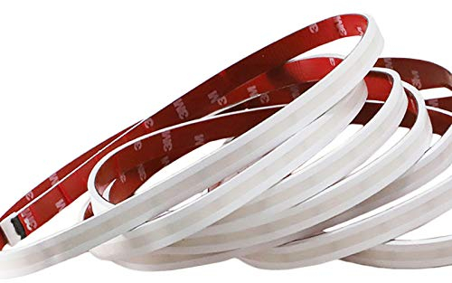 Alupona LED Streifen 24V X-Ribbon Stripe (warmweiß) (2 Meter) Alu Profil selbstklebend Flex wasserdicht IP67 Lichtband Schlauch Streifen Haus Garten Dekoration Licht flexibel… (2700 K, 2 Meter)…