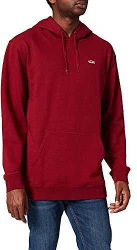 Vans Felpa con Cappuccio da Uomo Basic in Pile, Melograno, XL