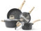 CAROTE Juego de utensilios de cocina de granito, juego de 6 ollas y sartenes antiadherentes, juego de cocina de piedra antiadherente (granito clásico, utensilios de cocina de inducción)