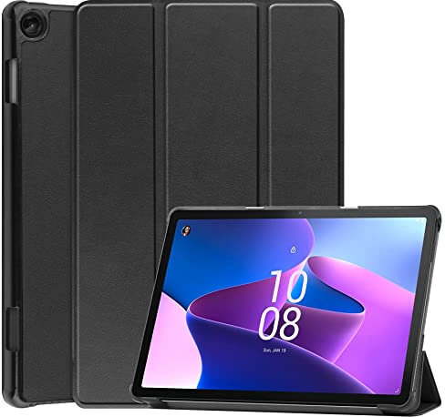 XITODA Cover per Lenovo Tab M10 3rd Gen 10.1'' 2022, PU Pelle Flip Cover con Funzione Stand Custodia per Lenovo Tab M10 3a Generazione TB328 10,1 Pollici 2022 Tablet,*Nero