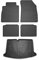 Fußmatten & Kofferraumwanne Set für Nissan Micra K14 2017-2025 Gummi Schwarz 5X