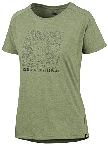 IXS Girls MTB-Jersey Kurzarm Flow Tech Oliv Gr. S