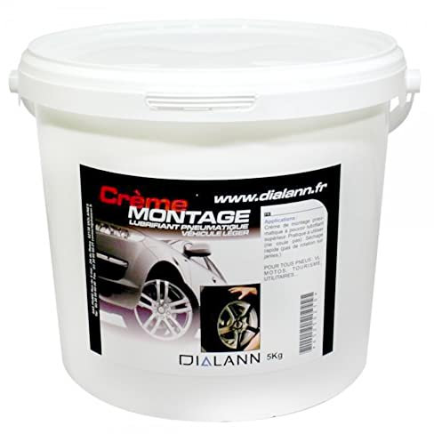 Dialann Grasso per Gomma Lubrificante Pneumatico Bianca 5kg