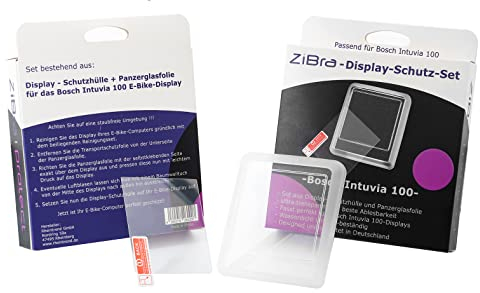 ZiBra Displayschutz Set Schutzhülle passend für Bosch Intuvia 100 (BHU3200)
