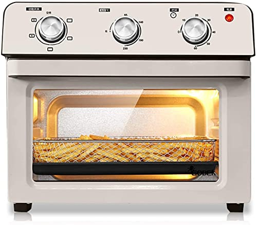 CAZARU Horno Multifuncional, Horno de freidora de Aire de Gran Capacidad Horno de microondas eléctrico Inteligente automático Horno Tostador de encimera de convección Útil Happy Life