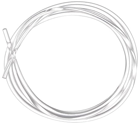 QUARKZMAN PU Übertragung Gürtel Polyurethan Runde Gürtel 3mm Durchmesser 3.3ft(1 Meter) Länge Glatte Oberfläche Urethan Gürtel für Antrieb Übertragung Transluzent