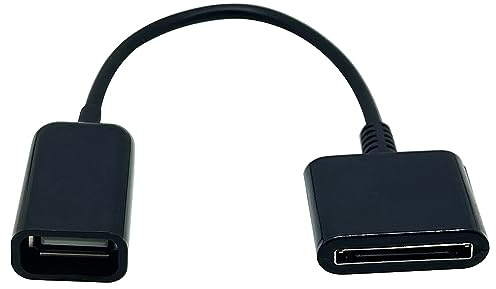 1pcs Dock 30pin Femenino A USB Cable De Datos Femenino Al Teclado USB,black