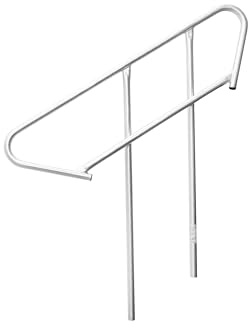 LightmaXX ALU-STAGE Treppengeländer, Zubehör für MODULAR Treppe, Bühnenelemente, Höhe 1633 mm, Breite 1415mm, Tiefe 1141mm, Rohrdurchmesser 76mm, Gewicht 2,7 Kg