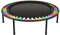 bellicon Fitness Trampolin 125cm (Rainbow) | Stabile Schraubbeine & Seilring-Federung bis zu 150 kg (Extra Stark) | 3-teiliger Rahmen | Made in Germany