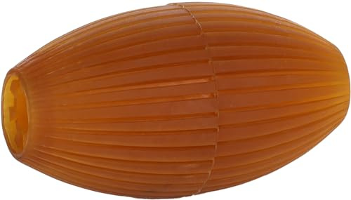 Flamingo Rubba Rugbyball - Braun, 14 x 7,5 x 7,5 cm, Robustes und Zahnpflegendes Hundespielzeug, Ideal für Labrador, Golden Retriever, Deutscher Schäferhund, Rottweiler usw.