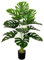 AIVORIUY Grandes Plantes Artificielles Interieur Extérieur en Pot Fausse Plante Verte Décoration avec Faux Branches pour Maison Chambre Salon Balcon Cour Jardin Bureau (75cm Grand Palmier Monstera)