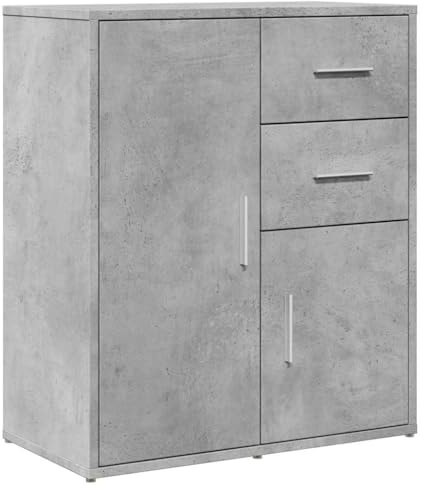 vidaXL Sideboard Betongrau 60x31x70 cm Holzwerkstoff