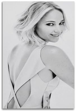 Jennifer HollandBerühmte Film- und Fernsehfiguren, Popmusikfiguren, Poster, Dekoration, Leinwand, Kunstdekoration, Druck, Signaturfoto, Wohnzimmer, Heimdekoration, 50 x 75 cm, ungerahmter Stil 27