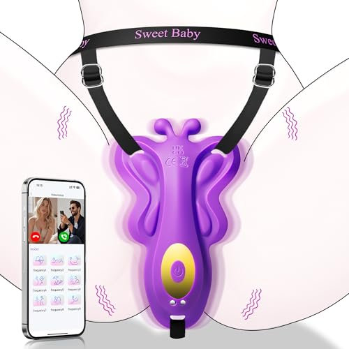 2025 Tragbar Vibration für Frauen Klitoris Stimulation für Sie, Aufliegevibratoren Mit APP Fernbedienung Sex Spielzeug für Die Frau, Sex Toys Butterfly Vibrator Höschen Vibratorensets fü Frauen