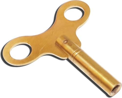 Schlüssel zum Uhrenaufzug, mechanischer Uhren-Kurbelaufzieher, Schlüsselwerkzeug, Messing hergestellt (Schlüssel Nr. 000–1,75 mm Innendurchmesser)