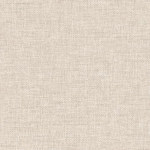 Grandeco Adana Calico Fabric Textured Wallpaper, Neutral