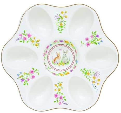 Easy Life EAST1337 - Happy Easter Eierteller/halter, rund, 21 cm