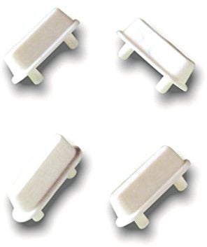 PARACOLPI PER SEDILI WC mm.42x15x12H DUE PERNI