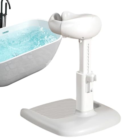 CGACCSD Support De Baignoire Bébé | Porte-Douche Debout Pour De 6 À 36 Mois - Support avec Base Anti-Dérapant et Poignée Ergonomique pour Salle de Bain