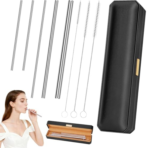 Singing Straw for Vocal Training - 3 Sizes of Vocal Straw Tool Set (Silver) | Stainless Steel Vocal Training and Healing Aid, to Vocal Warm up, Improve, Train & Heal Your Voice
