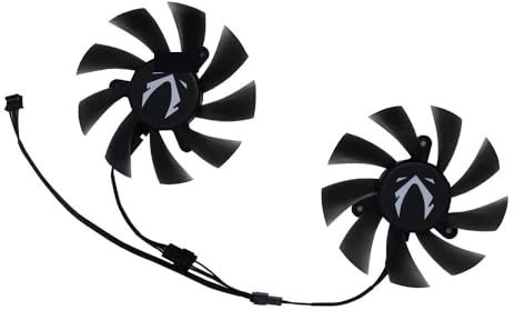 FDMOZRE Lot de 2 Ventilateurs Carte Graphique CF9015H12S, GA92A2H pour ZOTAC Gaming GTX 1660 Super AMP RTX 2060 2070 ZT-T20710E-10M(GA92A2H)