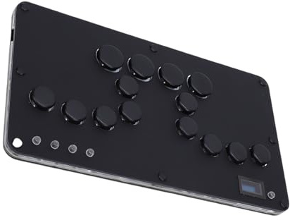 LICAEVEY 14 Key Music Game Keyboard with Hot Swappable Keys and RGB Lighting, Low Latency Rhythm Game Keyboard Compatible with OSU Dash