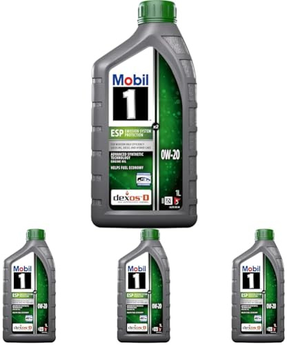 Mobil 1 ESP 0W-20, 1L (Packung mit 4)
