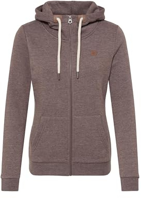OXMO OXVicky Damen Sweatjacke Kapuzenjacke Hoodie mit Kapuze