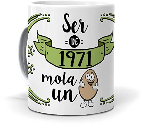 mundohuevo Taza Ser de 1971 Mola un Huevo