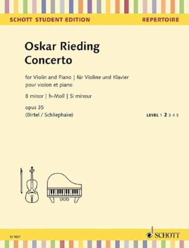 Concerto Si mineur: op. 35. violin and piano.