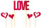 Folat Cake Topper Love