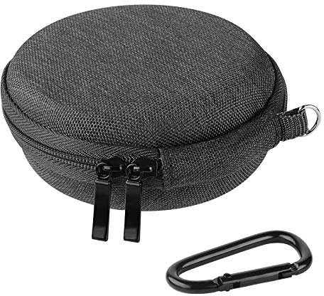 GEEKRIA Kopfhörer Tasche für Huawei FreeBuds 3 Wireless Bluetooth Earphone, Tragbare Reisetasche, Soft case, Storage Bag, Portable Storage Box (Silber)